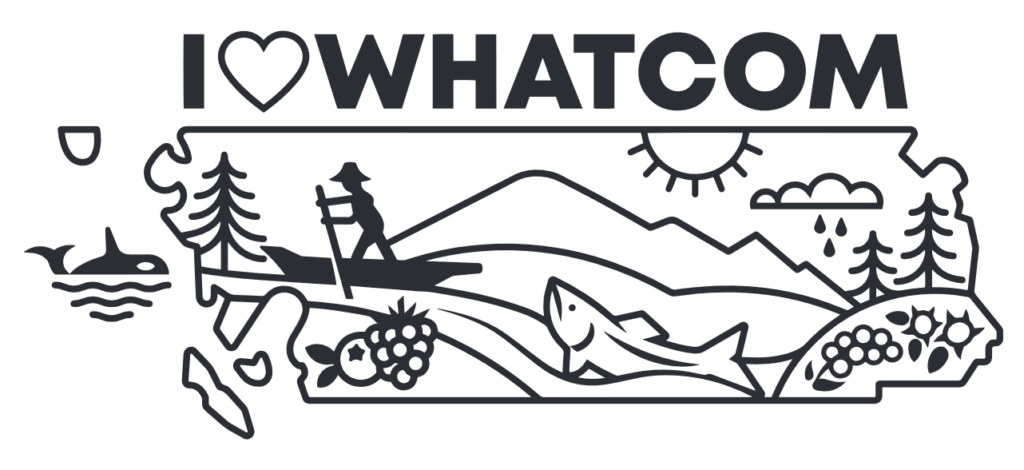 what is whatcom podcast logo